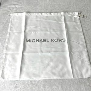 Michael Kors Logo Woven Dust Bag White Size XL  New With Tag